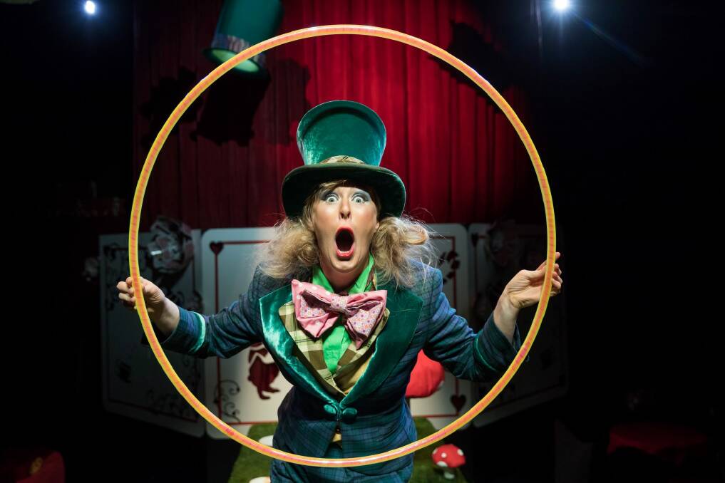 Eloise Green as the Mad Hatter. Photo Daniel Boud Photo: Daniel Boud