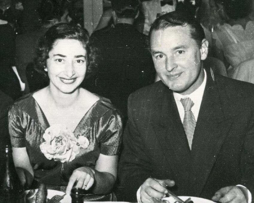 Maria and Neil Davey in the early 1960s. They met in Melbourne during World War II when they were both working in the Signal Corps in Melbourne –  he for the Australian Army; she for the US Army. Photo: Supplied
