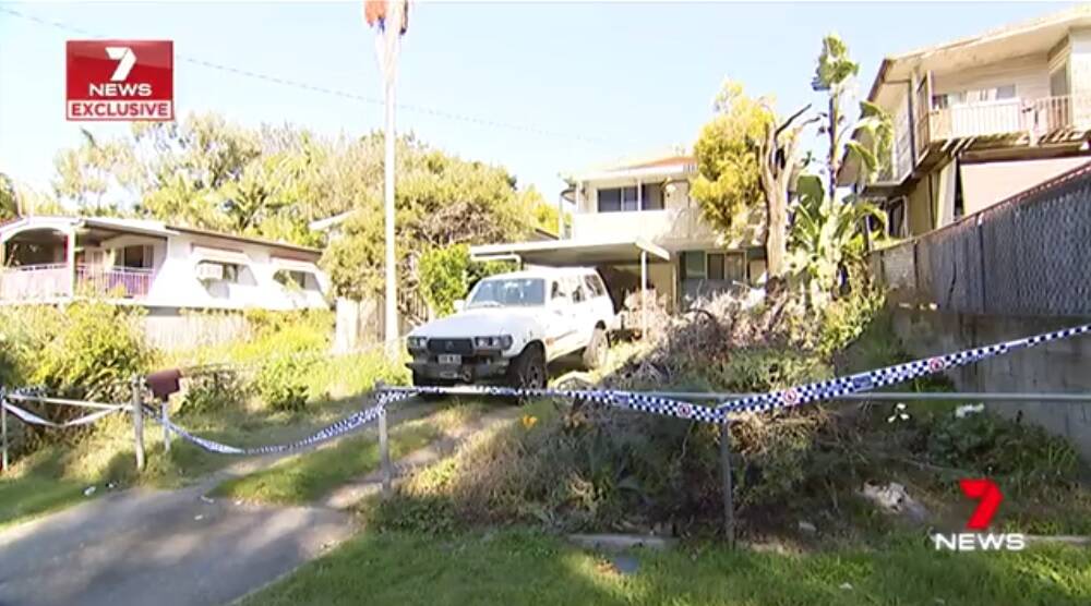 The house in Seventeen Mile Rocks where the woman said she was held hostage. Photo: 7 News Brisbane - Twitter