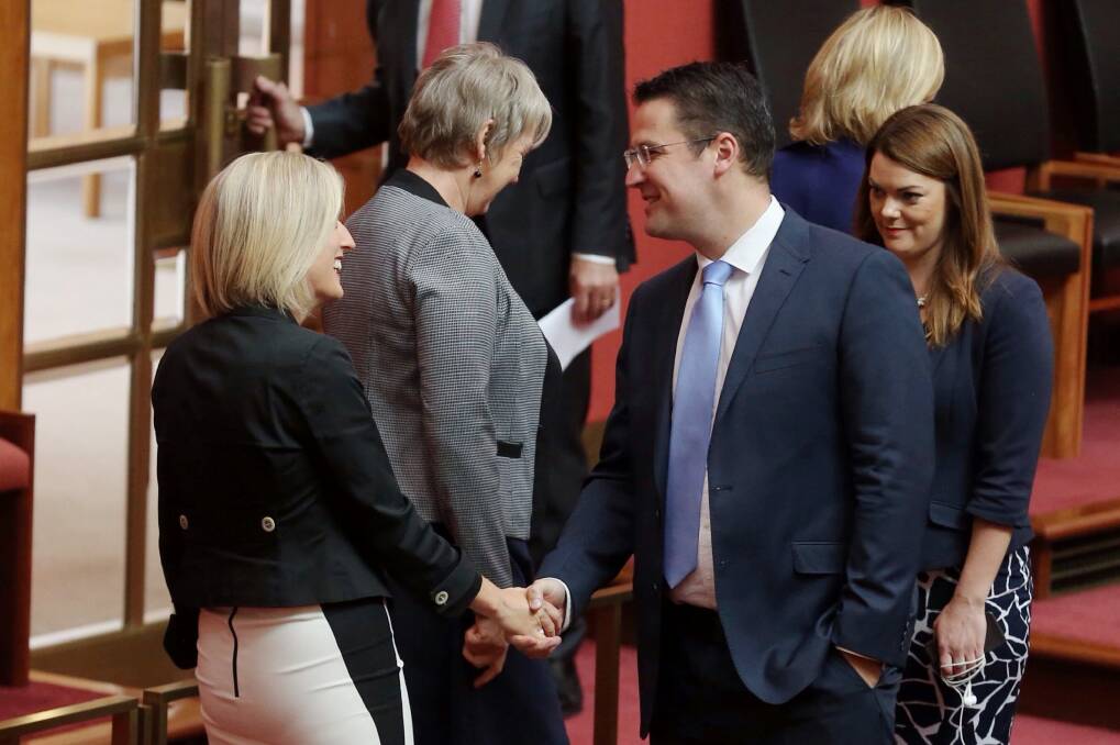 The electorate offices of senators Zed Seselja and Katy Gallagher have incurred vastly different costs, despite both being in central Civic.  Photo: Andrew Meares