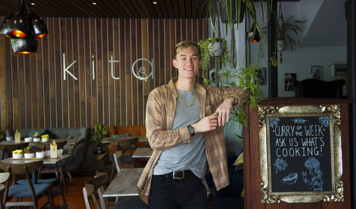 Manager Zac Young at Kita, one for the night owls. Photo: Elesa Kurtz