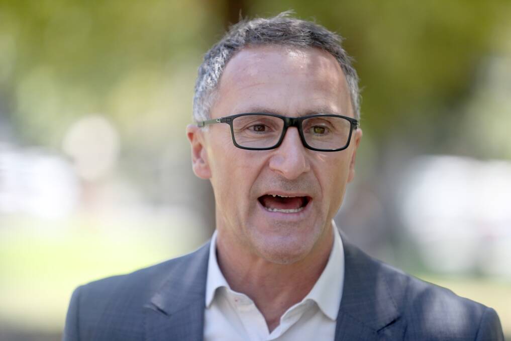 Greens leader Richard Di Natale says the War Memorial expansion shouldn't go ahead. Photo: AAP
