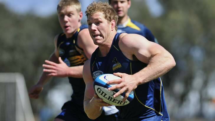 David Pocock is one of a galaxy of Brumbies stars set to line up in Saturday's trial against the ACT XV. Photo: Jeffrey Chan