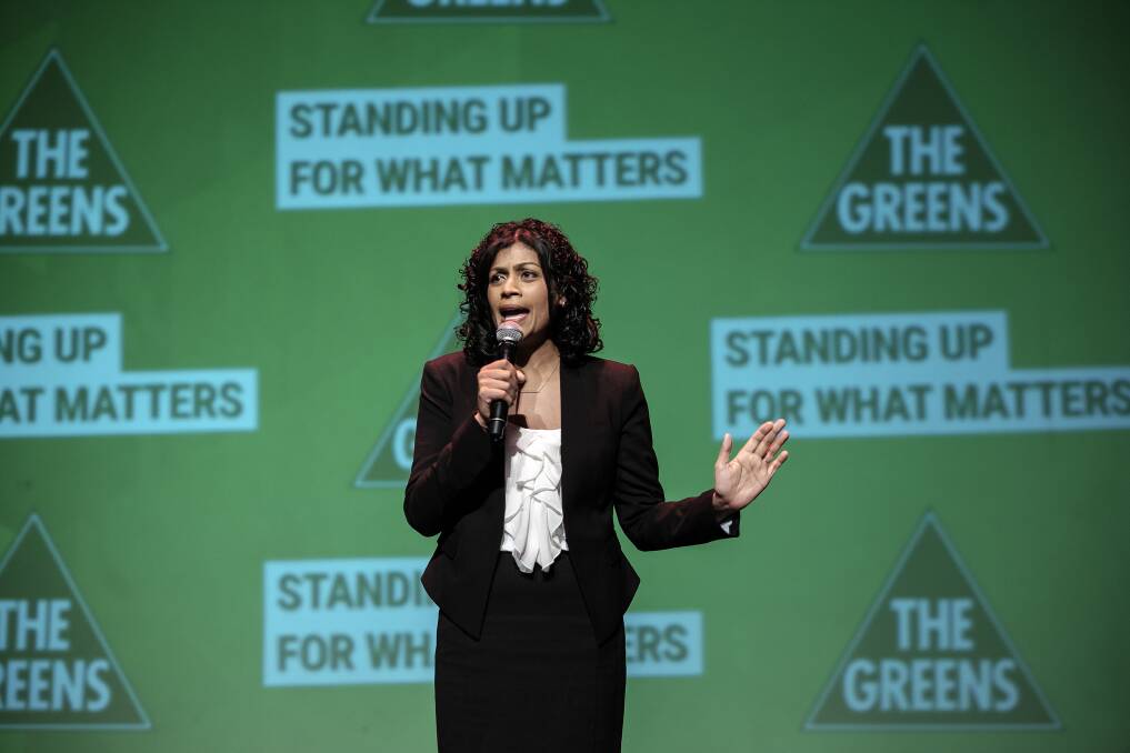 Greens leader Samantha Ratnam. Photo: Luis Ascui