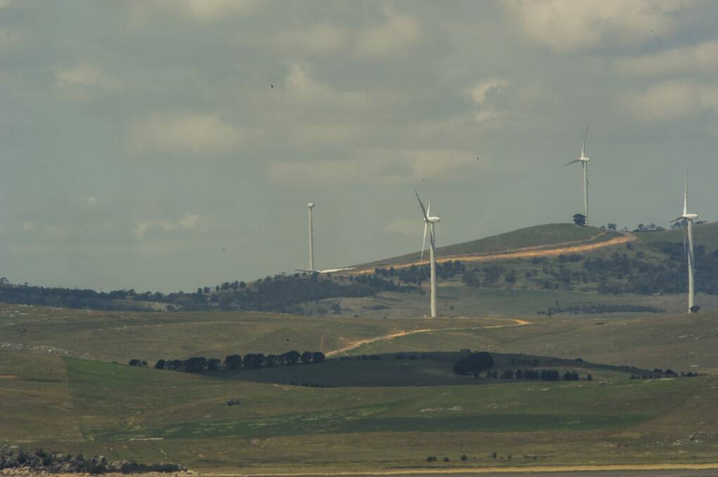 The bladeless turbine (left) near Lake George. Photo: Jamila Toderas