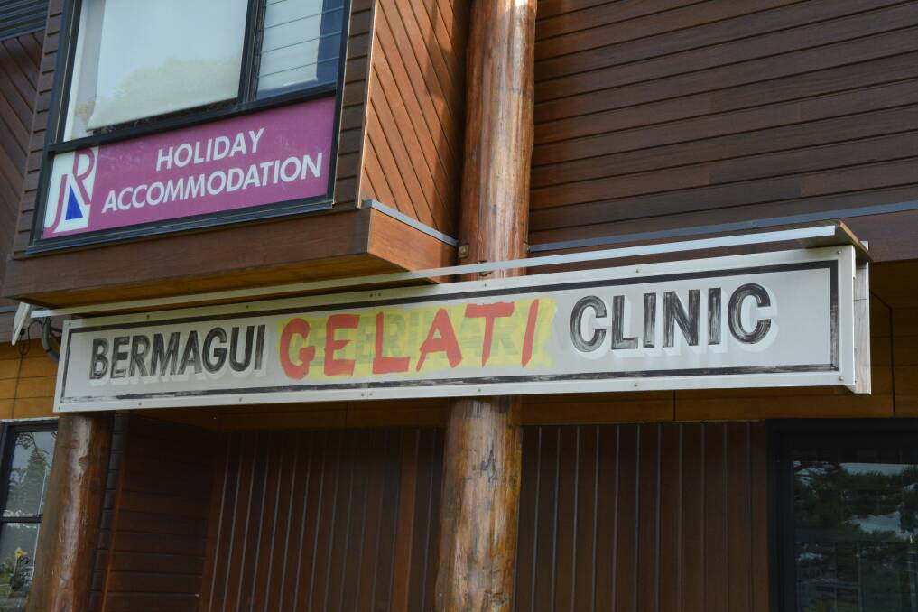 The infamous Bermagui Vet-come-Gelati Clinic sign. Photo: Tim the Yowie Man