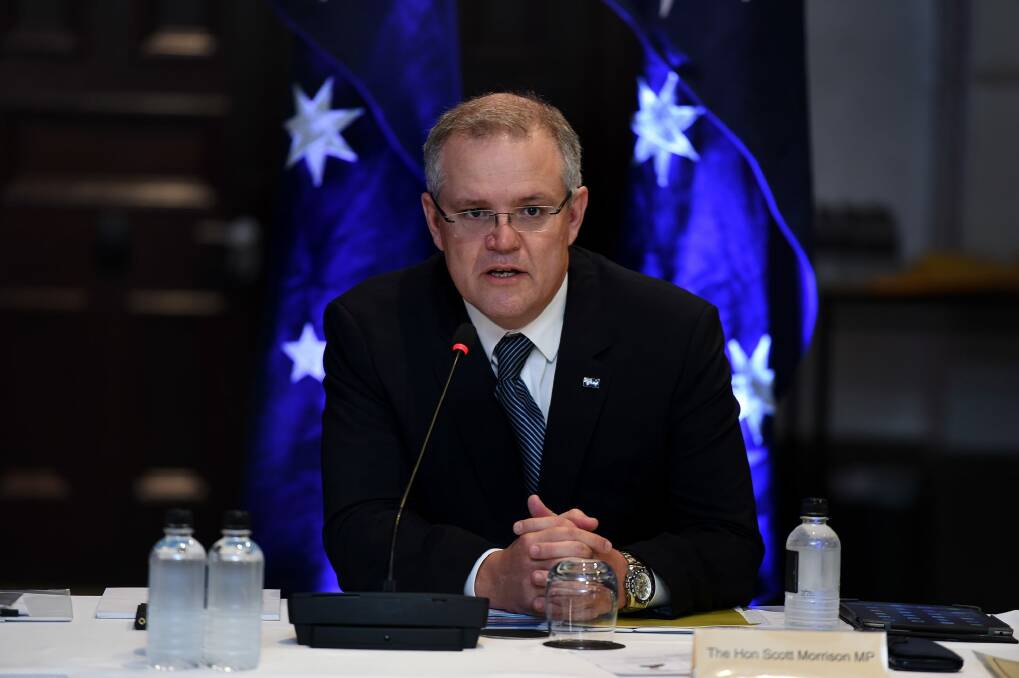 The economic forecast says Treasurer Scott Morrison is increasing the rhetoric about spending being the problem, not revenue. Photo: Kate Geraghty