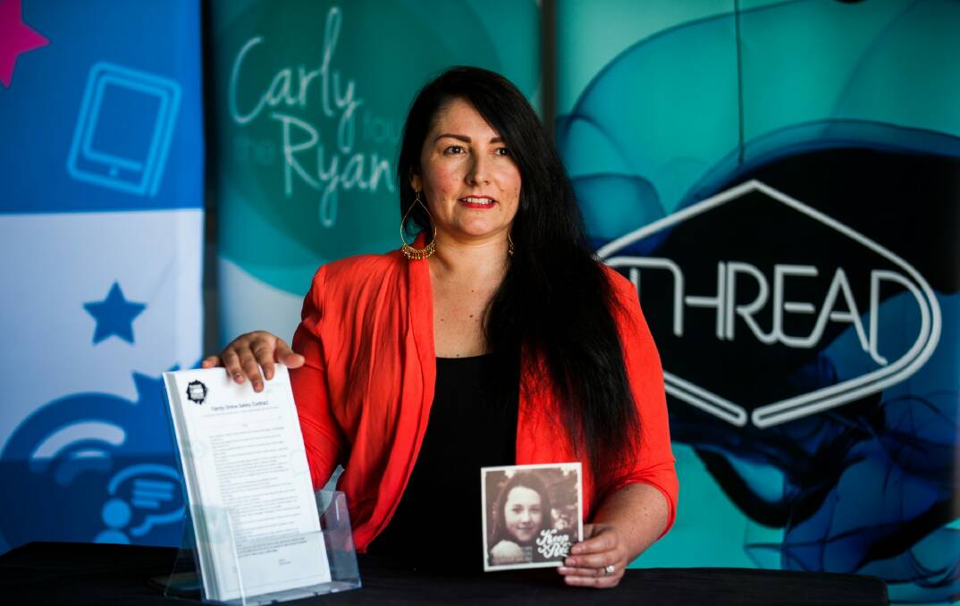 Sonya Ryan worked with politicians to introduce ''Carly's Law'' which targets online predators. Photo: Elesa Kurtz