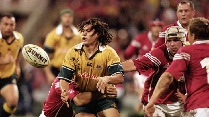 George Smith played the Lions in 2001. Photo: Allsport