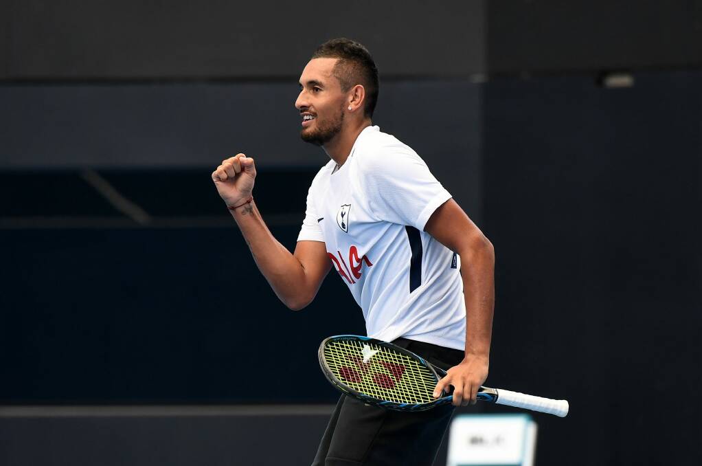 A happy Nick Kyrgios is ready for a fresh start in 2019. Photo: AAP