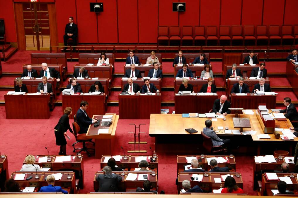 The numbers would be close, but a same-sex marriage bill should be able to pass the Senate. Photo: Alex Ellinghausen