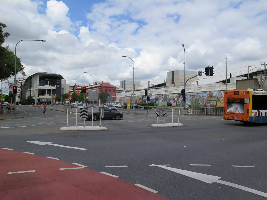 The current Melbourne Street and Grey Street intersection. Photo: Supplied