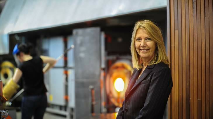 Nola Anderson, who has been appointed as the new chair to the Canberra Glassworks. Photo: Katherine Griffiths