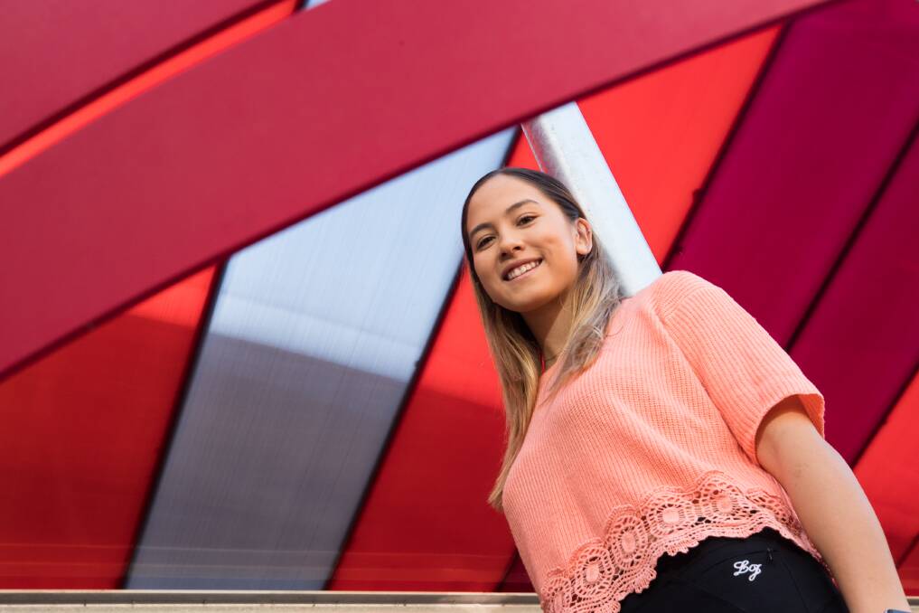Alice Growden says Victoria University's new studying model has helped her focus. Photo: Jason South