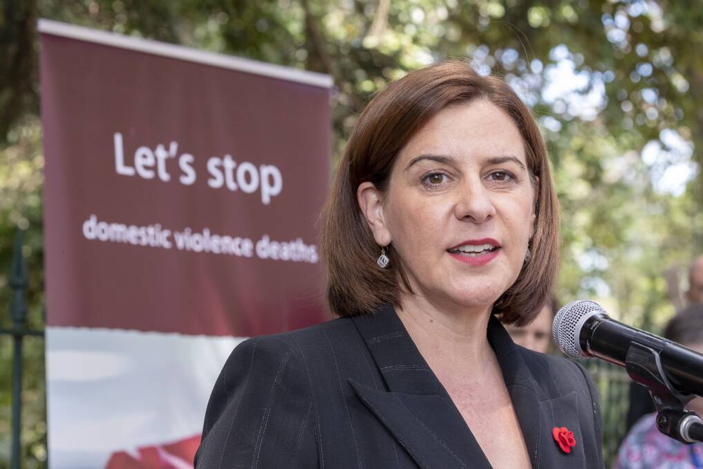 Opposition Leader Deb Frecklington says the Galaxy Poll shows Queenslander believe the government has lied on the Hospital name change issue. Photo: AAP