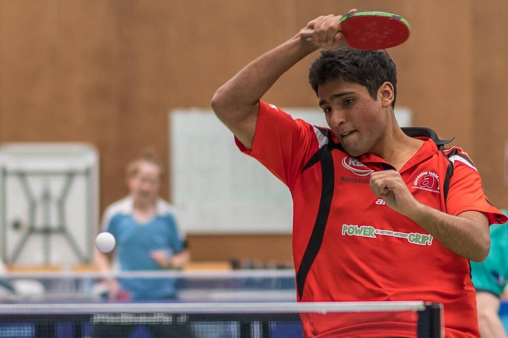 Canberra table tennis player Rohan Dhooria is aiming high. Photo: Supplied