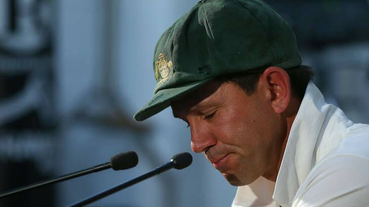 Ricky Ponting announces his retirement. Photo: Getty Images