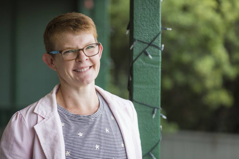 Mandy Gray, a former social worker in the child protection sector, is one of 22 chaplains working in ACT public schools. Photo: Sitthixay Ditthavong