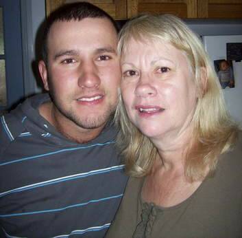 Ben Catanzariti with his mother Kay, three weeks before he died.   Photo: Supplied