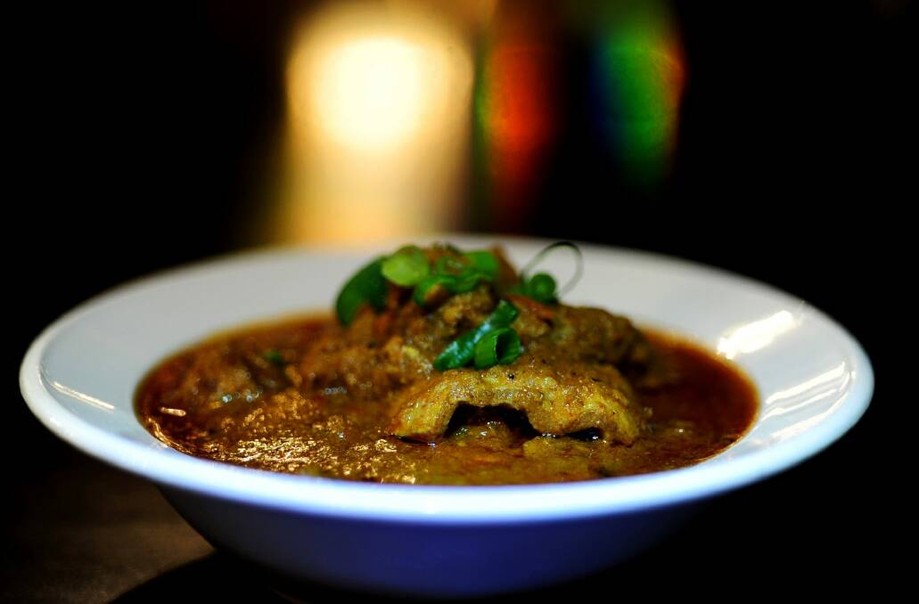 Goat curry at the original Hungry Buddha in Curtin. Photo: Melissa Adams