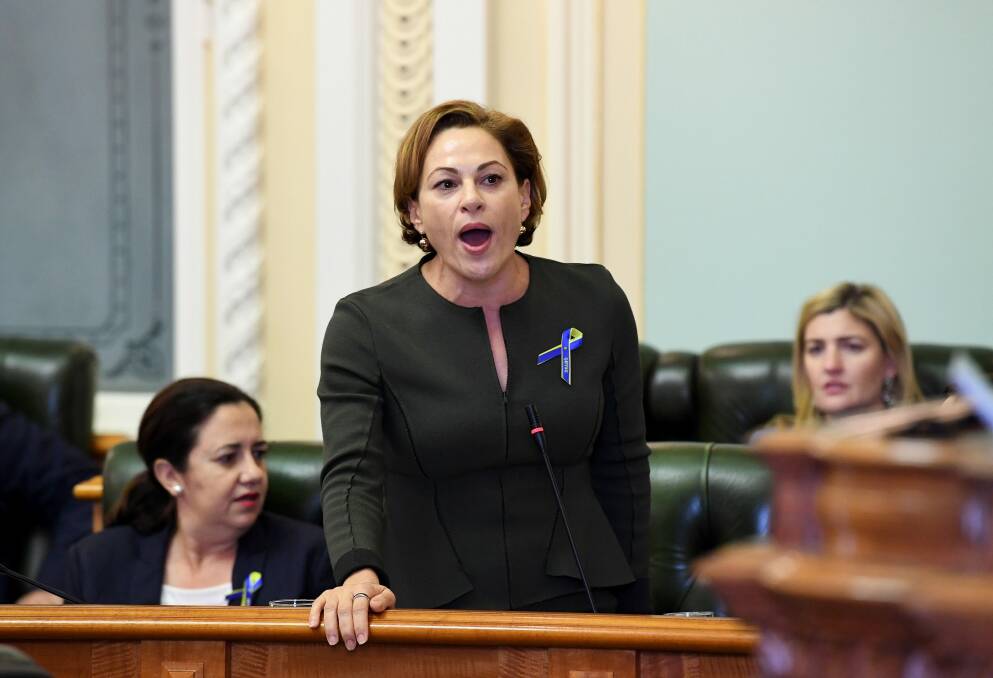 Treasurer Jackie Trad described the comparison as offensive. Photo: AAP Image/ Dave Hunt