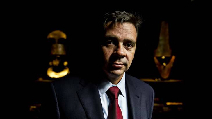 Director of the Museo Larco, Andres Alvarez-Calderon, one of the main lender to the National Gallery of Australia's <em>Gold and the Incas</em> exhibition. Photo: Jay Cronan