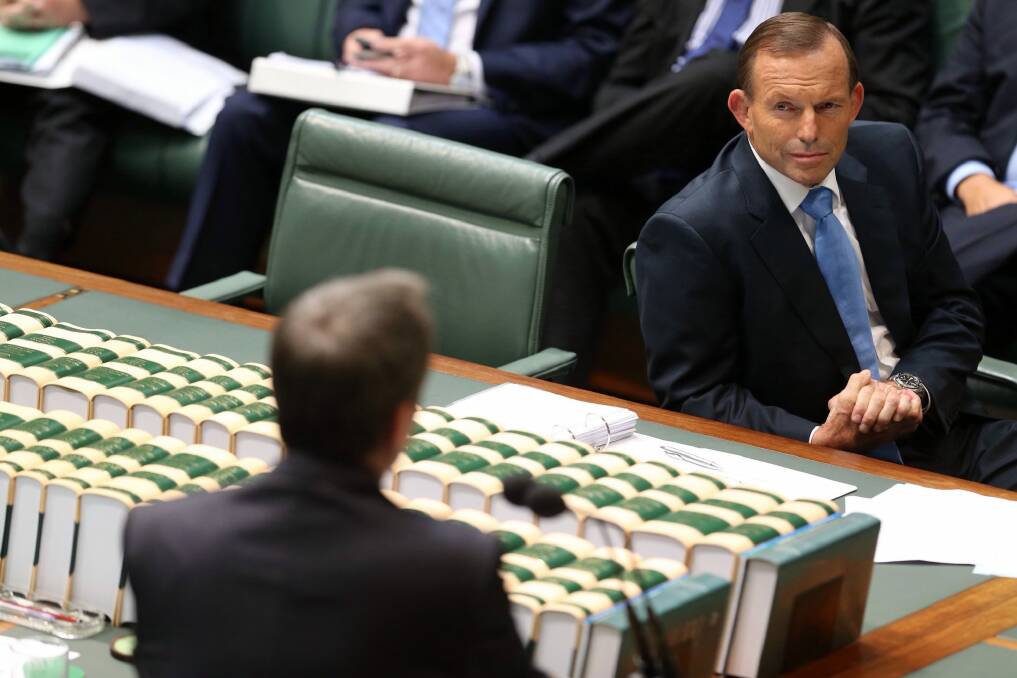 Prime Minister Tony Abbott's popularity has also fallen. Photo: Andrew Meares