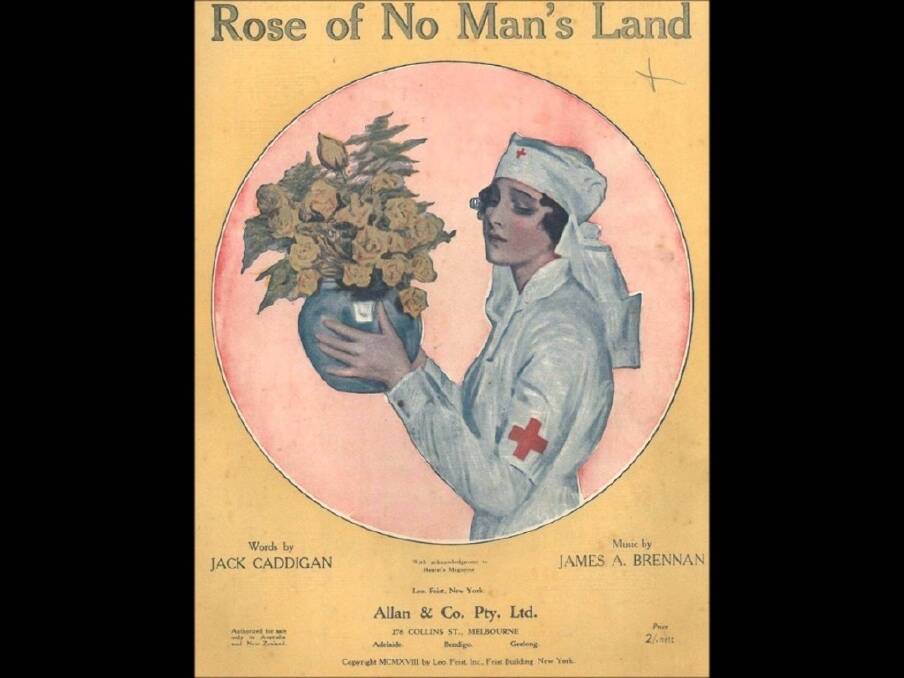 Rose of No Man's Land sheet music, 1916.