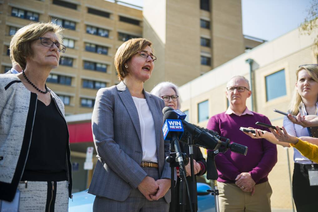 Health Minister Meegan Fitzharris announced the independent review on Monday. Photo: Dion Georgopoulos
