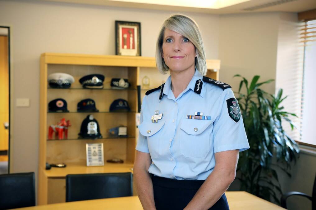 Assistant Commissioner Justine Saunders has outlined three clear priorities for ACT Policing next year. Photo: ACT Policing