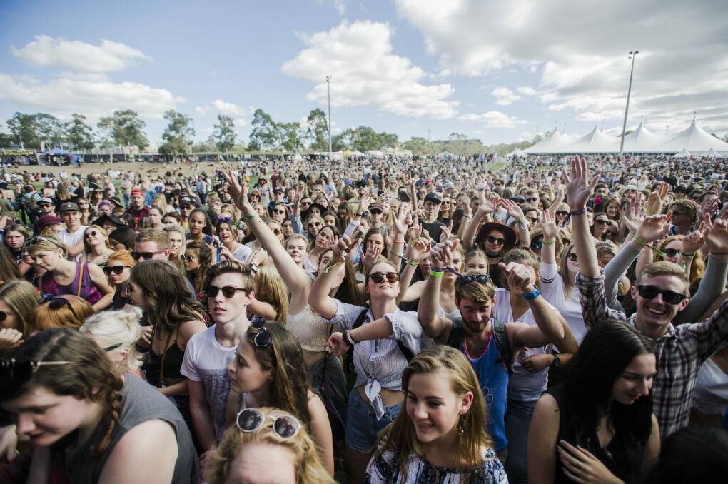 Last year's Groovin The Moo in Canberra. Photo: Jamila Toderas