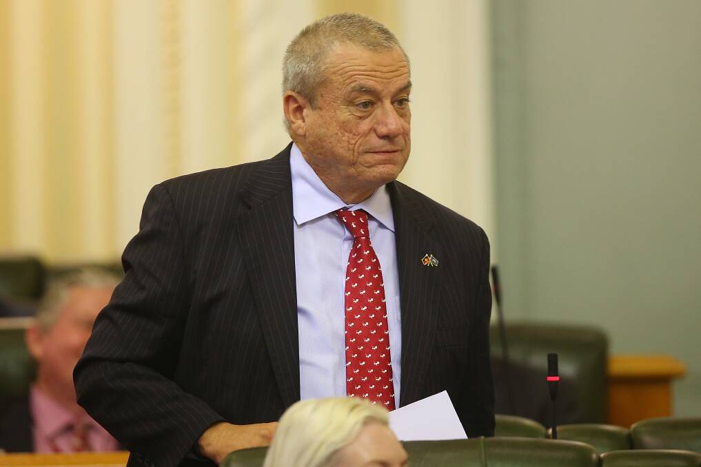 Labor MP Peter Russo claims he was pushed during a break of estimates hearings. Photo: Chris Hyde