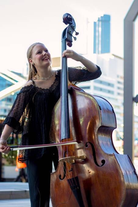 Double bass player Phoebe Russell. Photo: supplied
