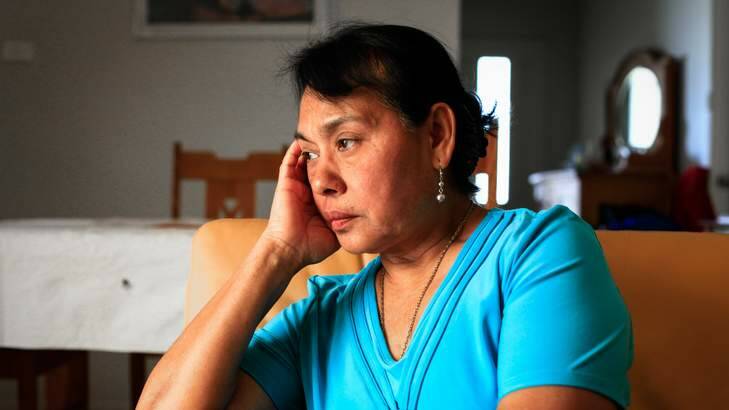 Maria Nelida Paz Mori says the  Embassy of Peru in Canberra owes her thousands of dollars and denied her food and medical aid. Photo: Katherine Griffiths