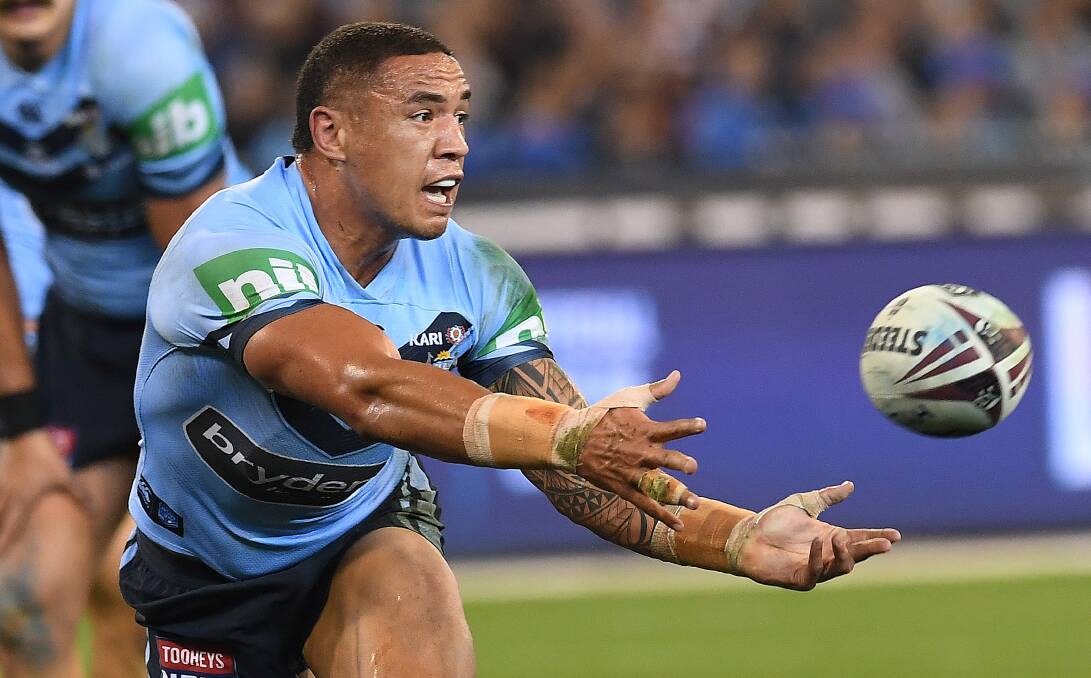 Still hurting: Tyson Frizell is one of six Blues left from the game two loss last year. Photo: AAP