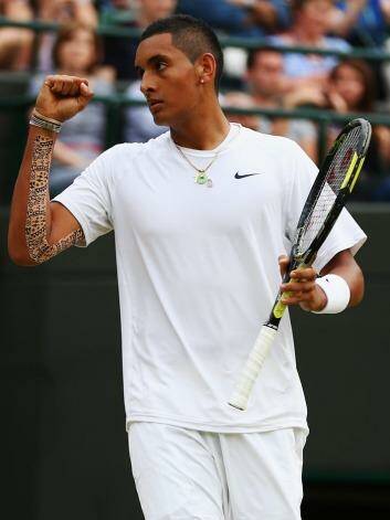 Kyrgios is ranked inside the top 100 in the world after his Wimbledon heroics.