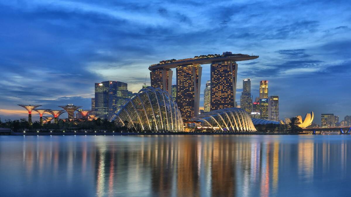 The Singapore skyline. Photo: Eric Au