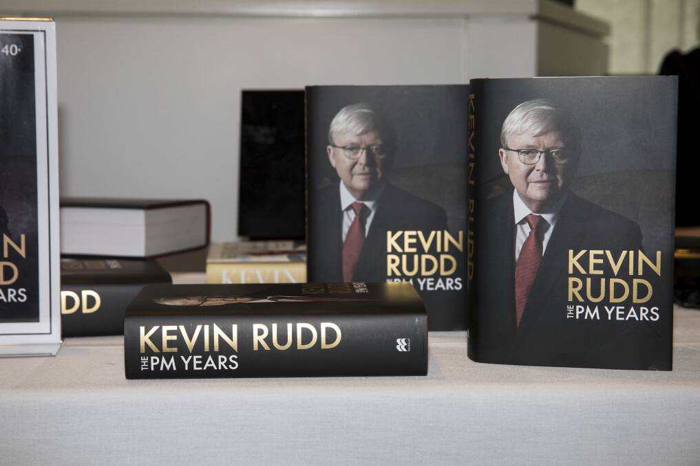 The PM Years, by Kevin Rudd. Macmillan. $44.99. Photo: Dominic Lorrimer 