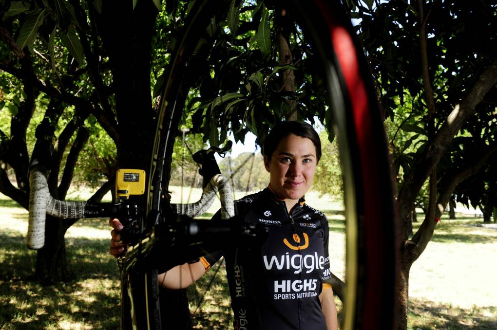 Chloe Hosking has decided to focus on the world championships over the Olympics next year.  Photo: Melissa Adams 