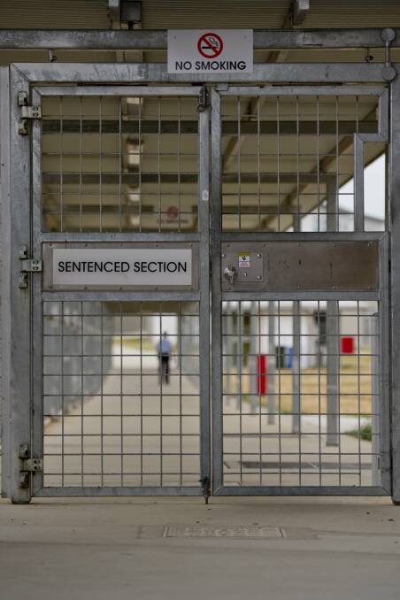 Entrance gates to the sentenced section at AMC Photo: Jay Cronan