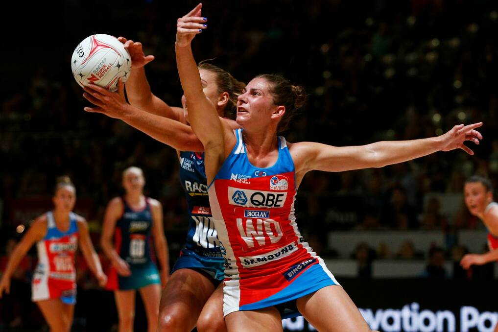 Sidelined: Swifts captain Abbey McCulloch has suffered a knee injury. Photo: Getty Images