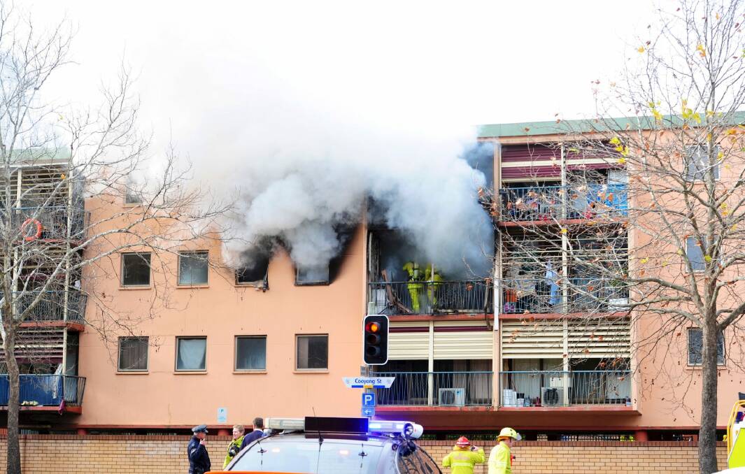 All six of the Bega Court block's apartments were gutted and left uninhabitable. Photo: Melissa Adams