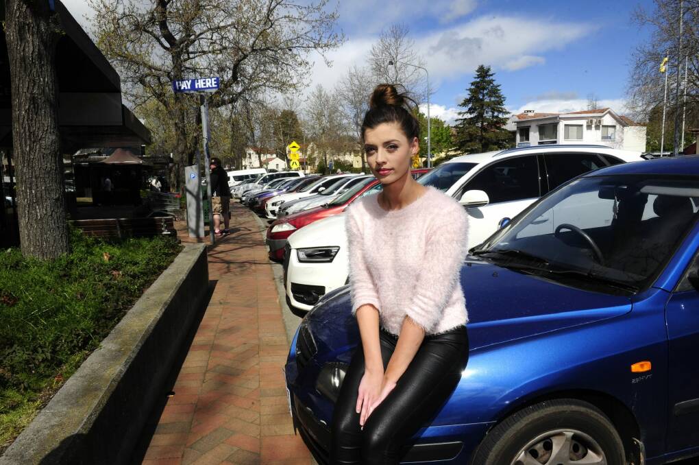 Hairdresser Bethany Mannion has welcomed a mobile application for parking payment. Photo: Melissa Adams