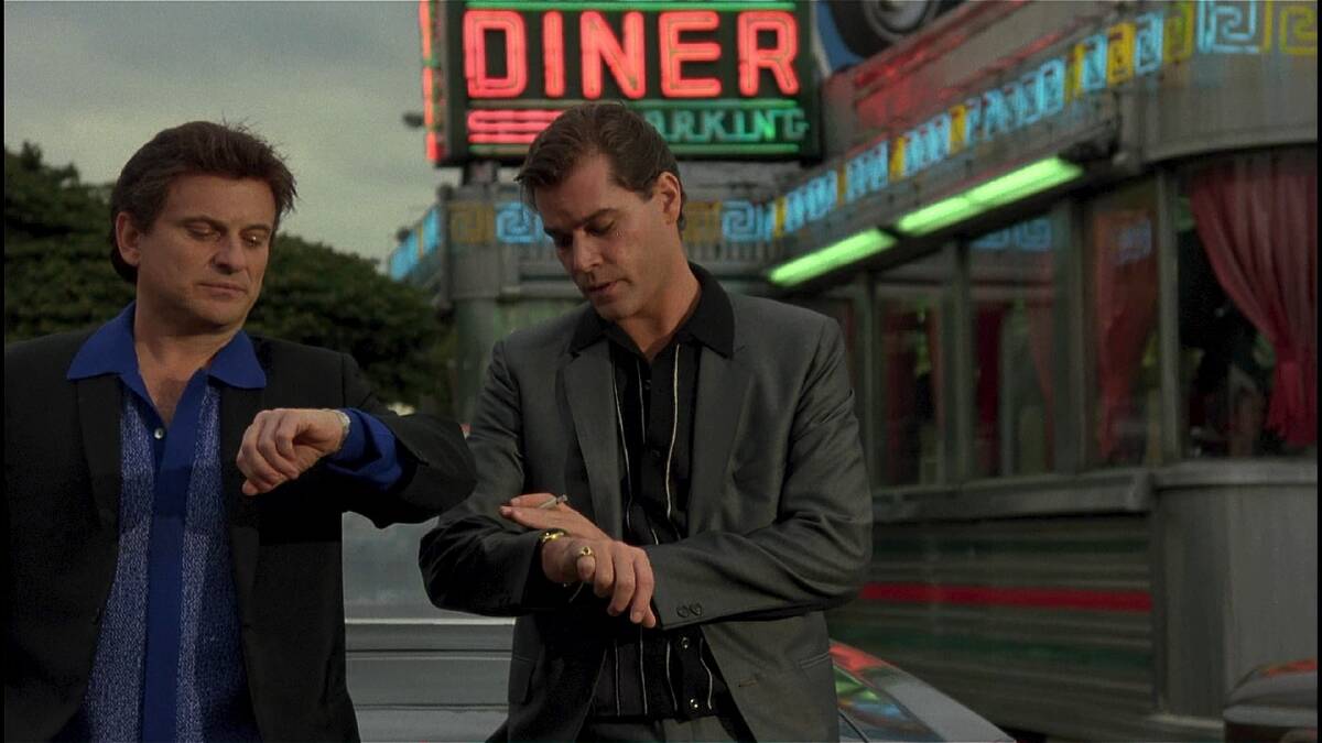 Joe Pesci, left, as Tommy 
DeVito and Ray Liotta as Henry Hill in a still from 
<i>Goodfellas</I>.

 


goodfellas_9.JPG