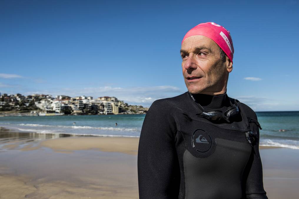 Swimmer Chris Selby thinks that there should be a better plan to balance interests of different beach users. Photo: Steven Siewert