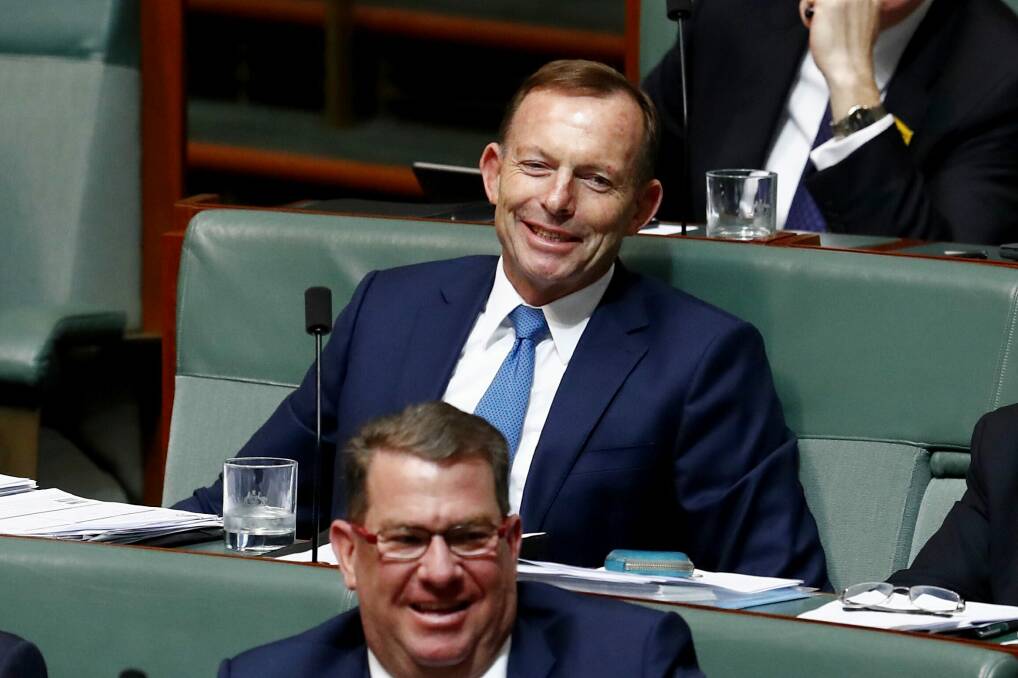 Former prime minister Tony Abbott Photo: Alex Ellinghausen