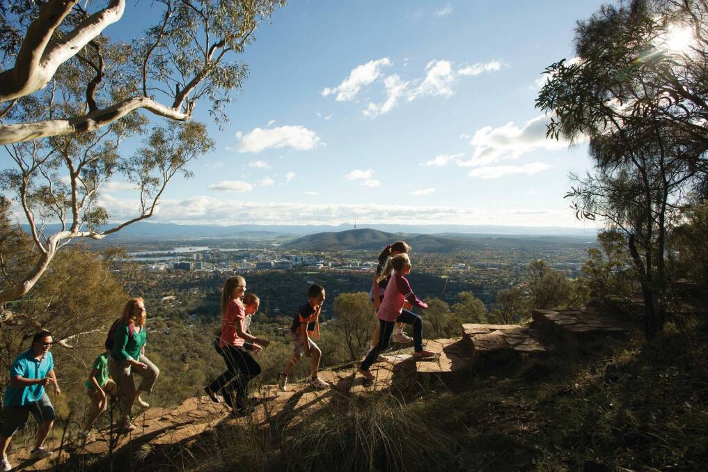Mount Ainslie in the ACT was one of the nature reserves proposed to be a part of the new national park.  Photo: Penny Bradfield
