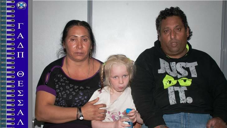 Roma couple Eleftheria Dimopoulou, 40, and Christos Sali, 39, say they took in blonde, blue-eyed Maria after her Bulgarian mother was unable to care for her. They have been charged with child abduction.