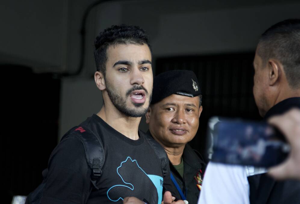 Detained: Melbourne football player Hakeem Al-Araibi, a Bahraini refugee, has been held in Thailand for months. Photo: AP