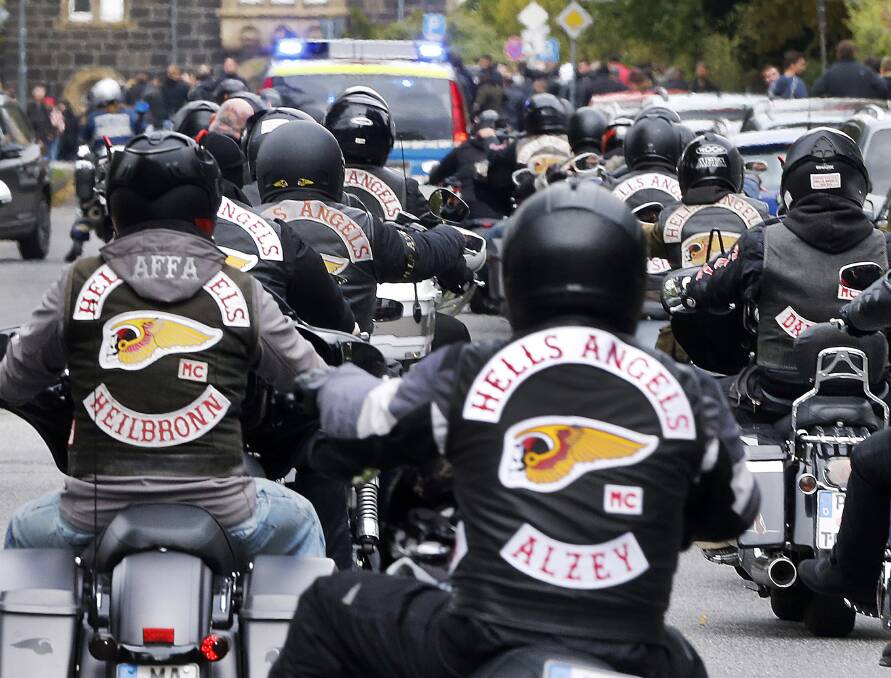 Police believe the accused is president of the Gold Coast Hell's Angels chapter.  Photo: AP/Michael Probst